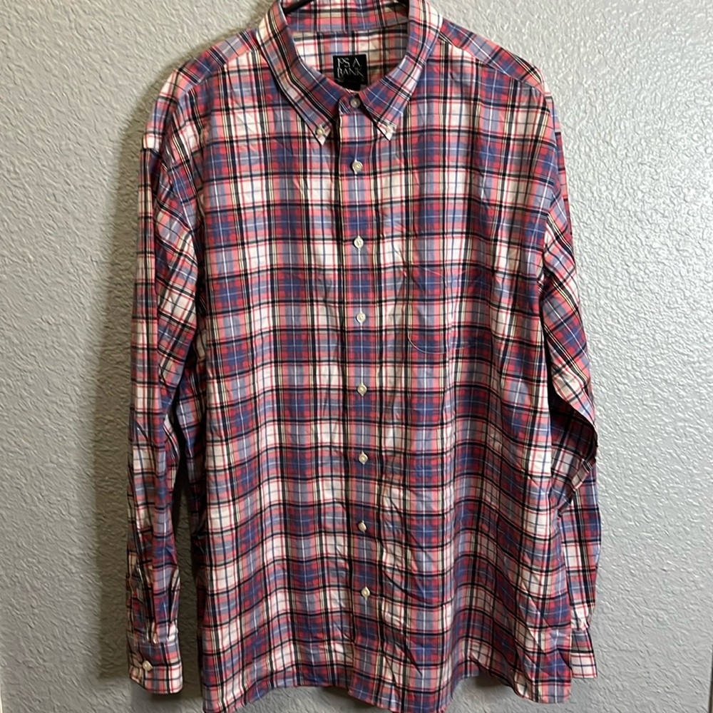Jos. A. Bank traveler’s collection long sleeve shirt XXL